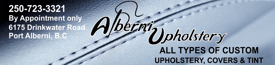 alberni upholstery port alberni parksville nanaimo vancouver island tofino